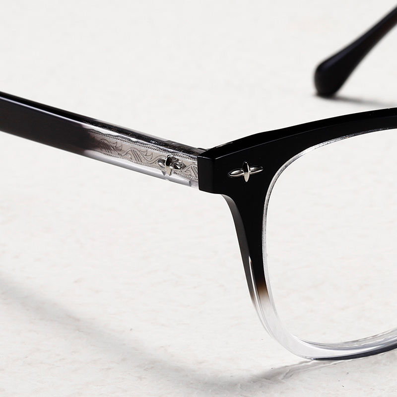 Custom High Quality Square Frame Acetate Optical Glasses for Men Women Fashion Colored Frame Custom Logo Wholesale Custom Eyewear