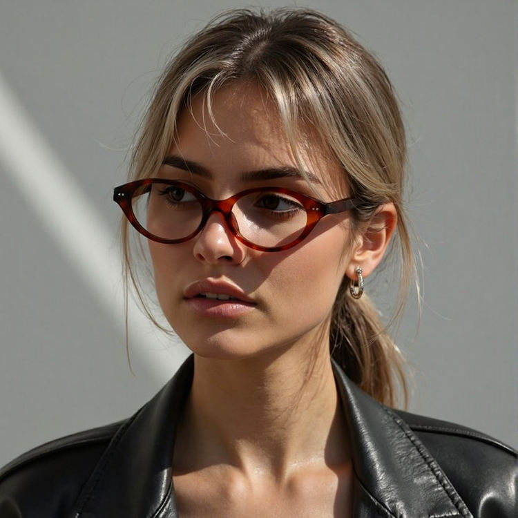 Wholesale OEM Optical Frames Men Women Cat Eyes Acetate Eyeglass Frames for Optics Custom Eyewear