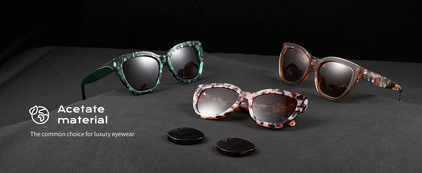 2025 new Trendy luxury Butterfly Polarized Sunglasses Fashion Thick Frame Acetate Sun Glasses Driving UV400 Protection for lady Details and Specifications