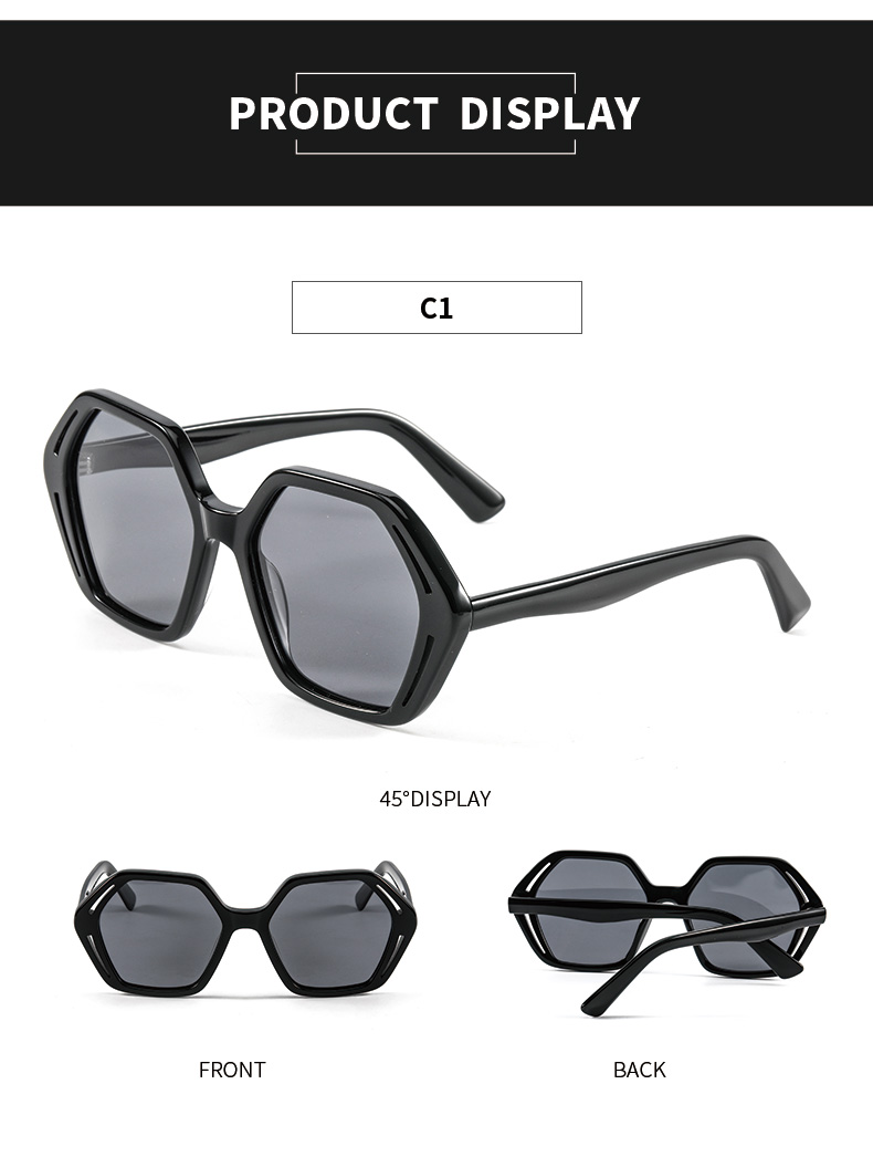 Wholesale Uv400 Fashion OEM ODM Polarized Sunglasses Custom Logo Acetate Shades High Quality Polarized Women Men Sunglasses Details and Specifications