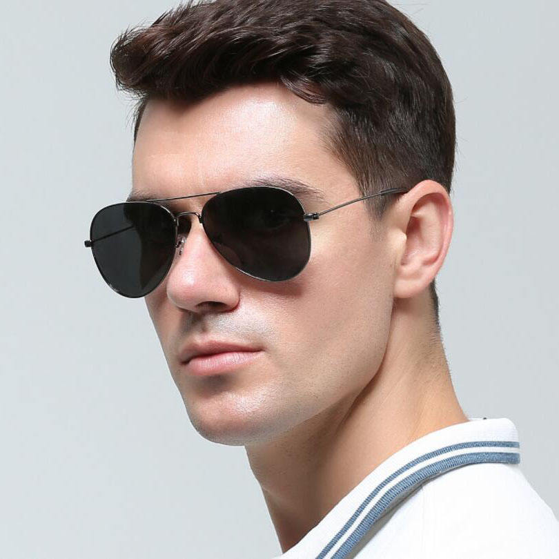 New Style Custom logo Promotion Fashion Double Bridge Color Lens Unisex Stainless Metal Frame Airman Sunglasses Custom Eyewear
