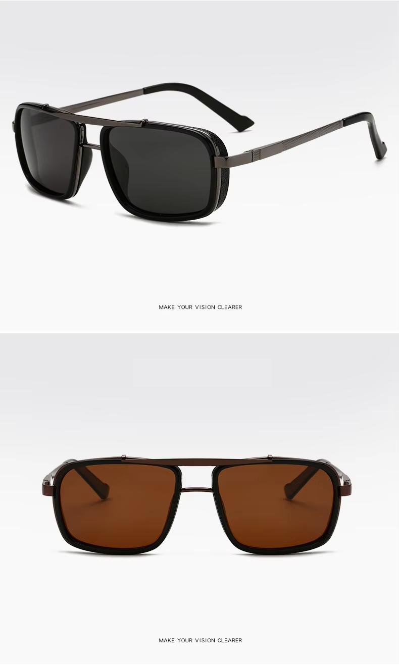 Square Pilot Wholesale Custom 2024 Gafas De Sol Driving Aviation Metal Shades Polarized Men's Sun Glasses 2024 Sport Sunglasses Details and Specifications