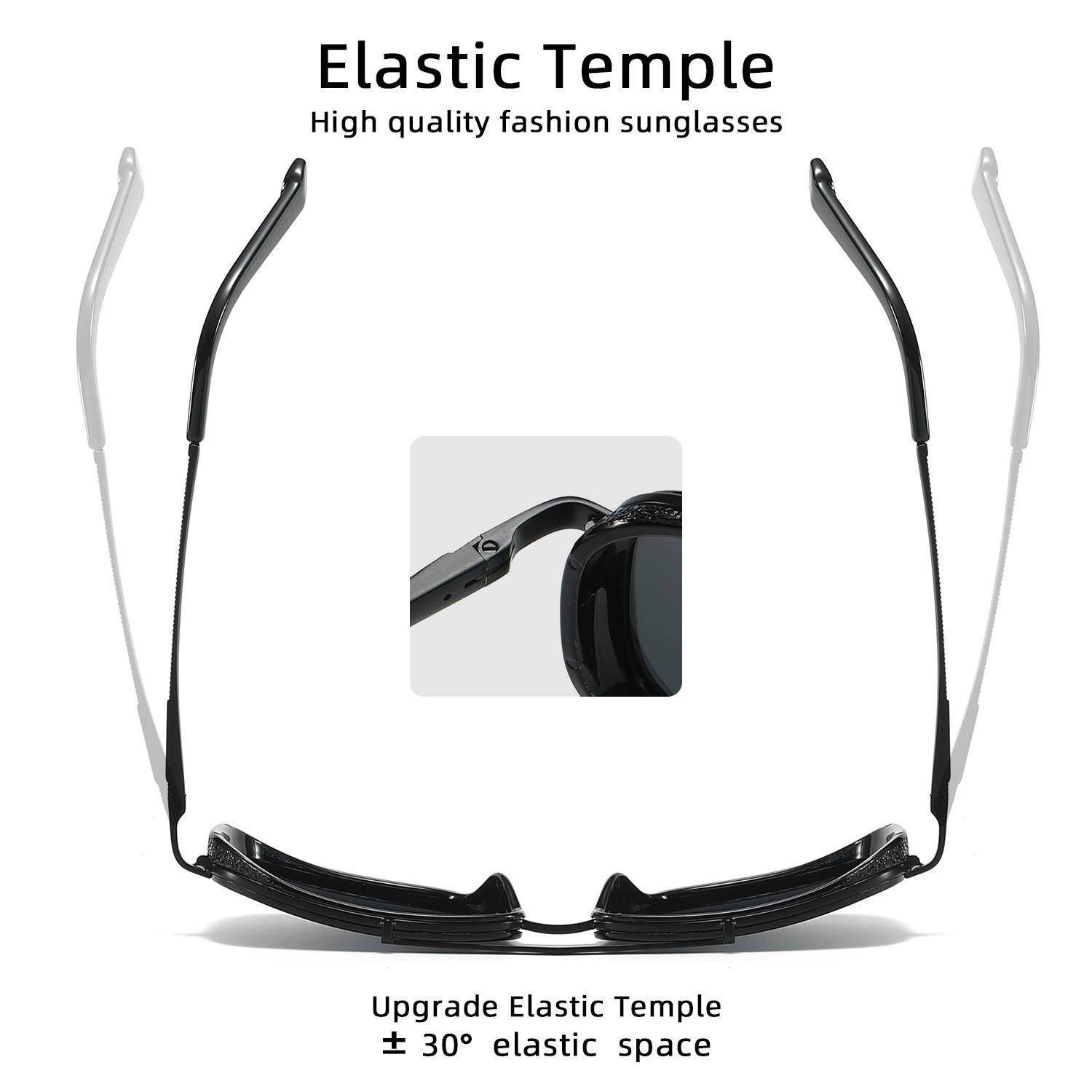 Square Pilot Wholesale Custom 2024 Gafas De Sol Driving Aviation Metal Shades Polarized Men's Sun Glasses 2024 Sport Sunglasses Custom Eyewear