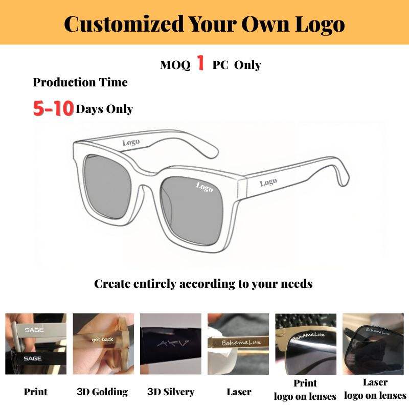 Square Pilot Wholesale Custom 2024 Gafas De Sol Driving Aviation Metal Shades Polarized Men's Sun Glasses 2024 Sport Sunglasses Custom Eyewear