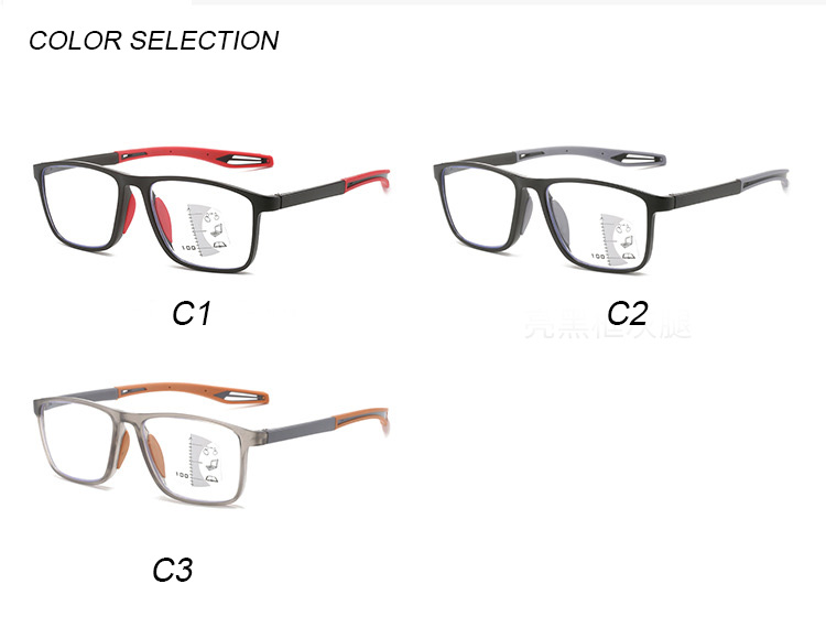 Multi Focus Progressive Anti-Slip Anti Blue Light Blocking Bifocal Photochromic Multifocal Reading Glasses Reading Glasses Details and Specifications