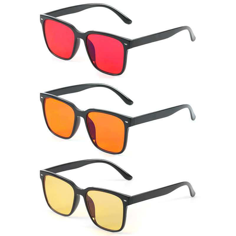 Wholesale Clear TR90 Square Bluelight Red Eyewear Anti Blue Light Computer Gaming Orange Eyeglasses Blue Light Blocking Glasses Custom Eyewear