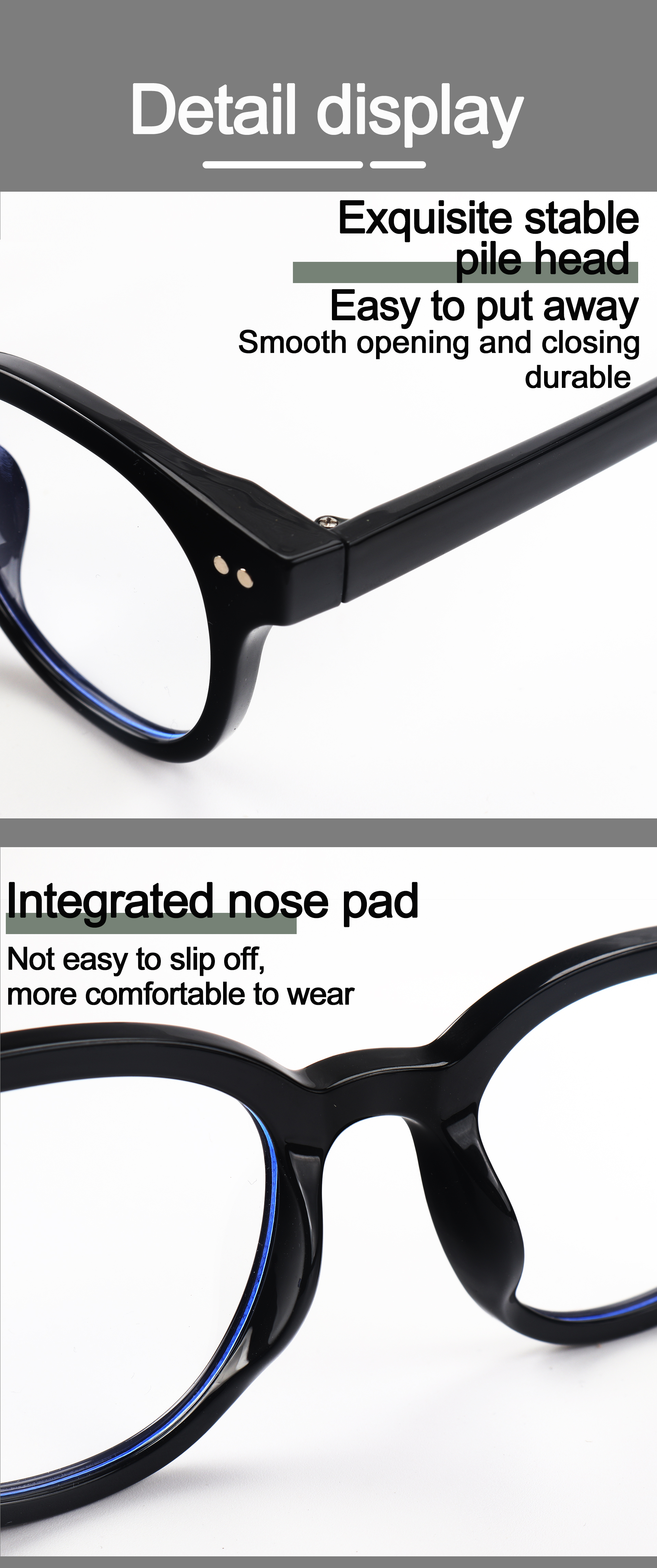 Blue Light & Radiation Blocking Optical Eyewear Clear Lens Anti-Blue & Anti-Radiation Glasses Details and Specifications