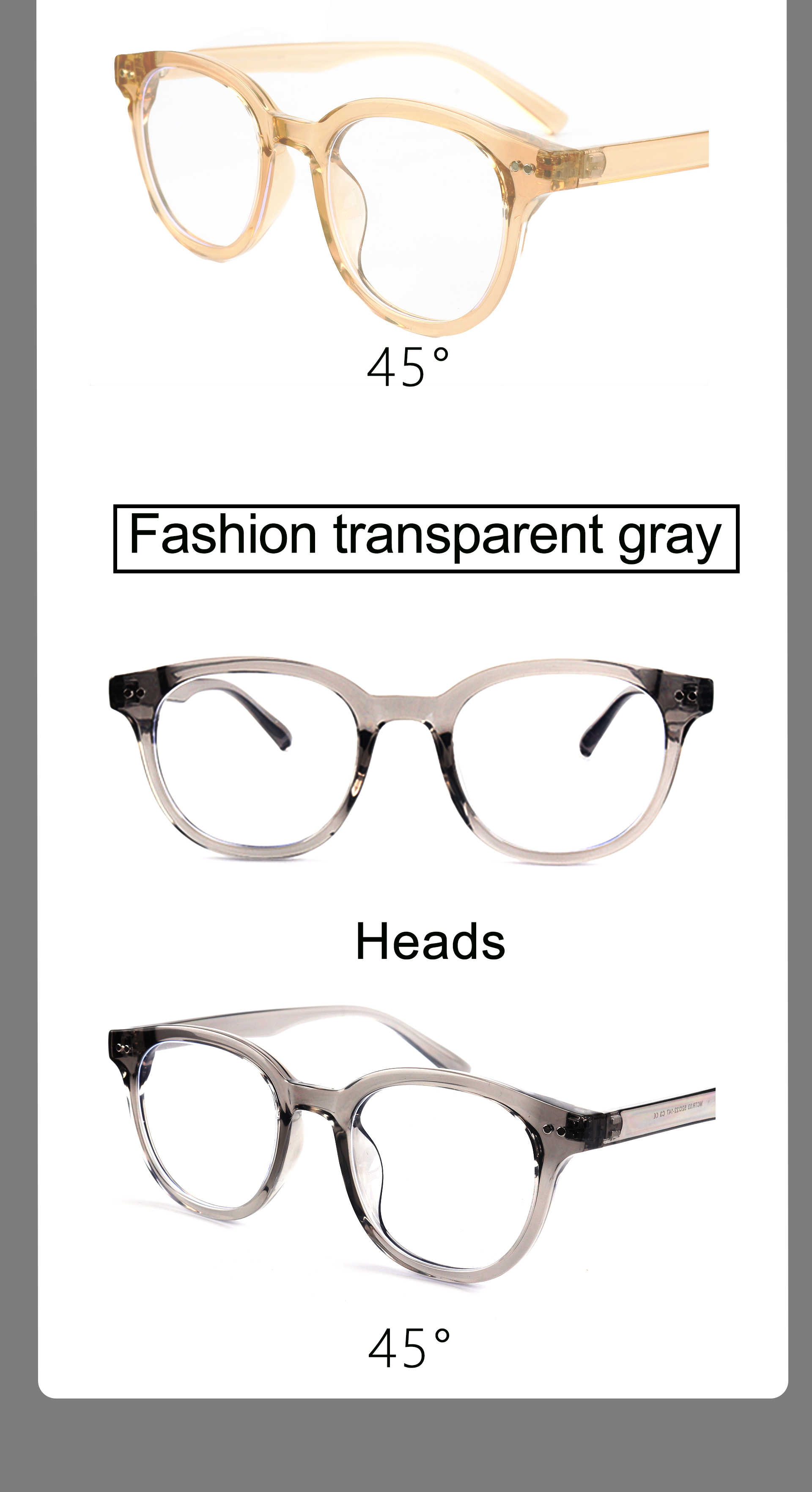 Blue Light & Radiation Blocking Optical Eyewear Clear Lens Anti-Blue & Anti-Radiation Glasses Details and Specifications