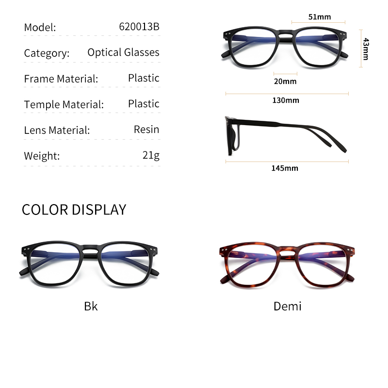 2025 Hot Retro Vintage Square Anti Blue Light Blocking Computer Readers Gaming Glasses Prescription Diopter 0 to 4.0 Men Woman Details and Specifications