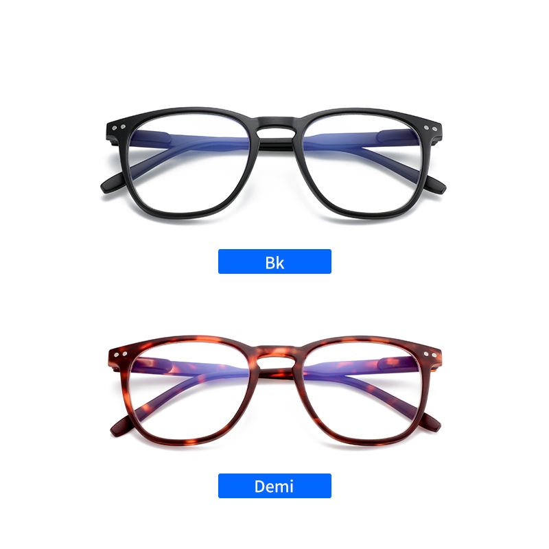 2025 Hot Retro Vintage Square Anti Blue Light Blocking Computer Readers Gaming Glasses Prescription Diopter 0 to 4.0 Men Woman Custom Eyewear