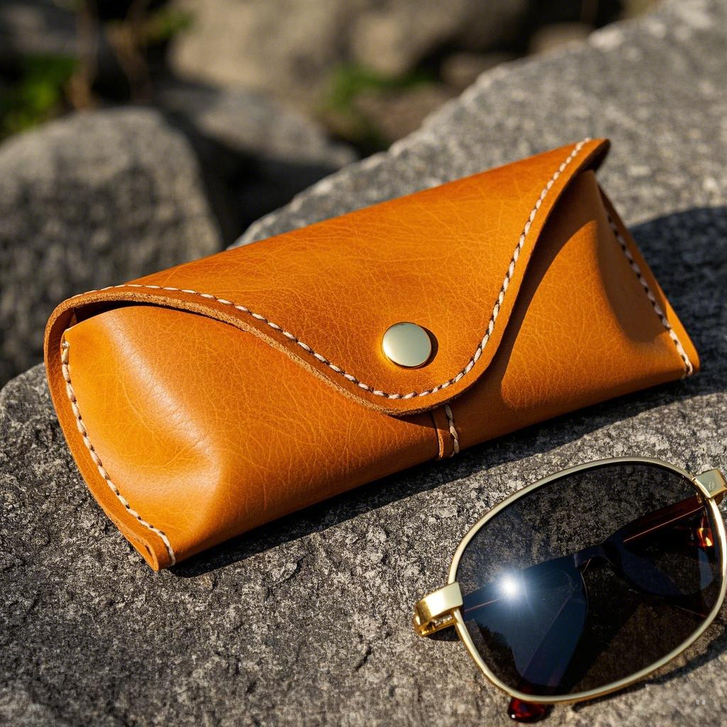 Wholesale Custom Soft Portable Glasses Carrying Pouch Sunglasses Bag Bag Glasses Case Luxury Leather Details and Specifications