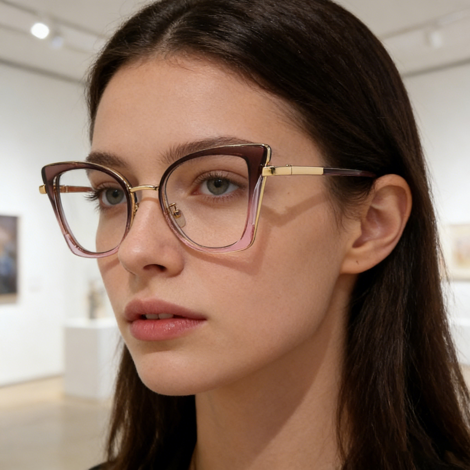 Trendy Women's Optical Frames - Anti-Blue Light & Prescription Ready – Versatile Everyday Eyewear Details and Specifications