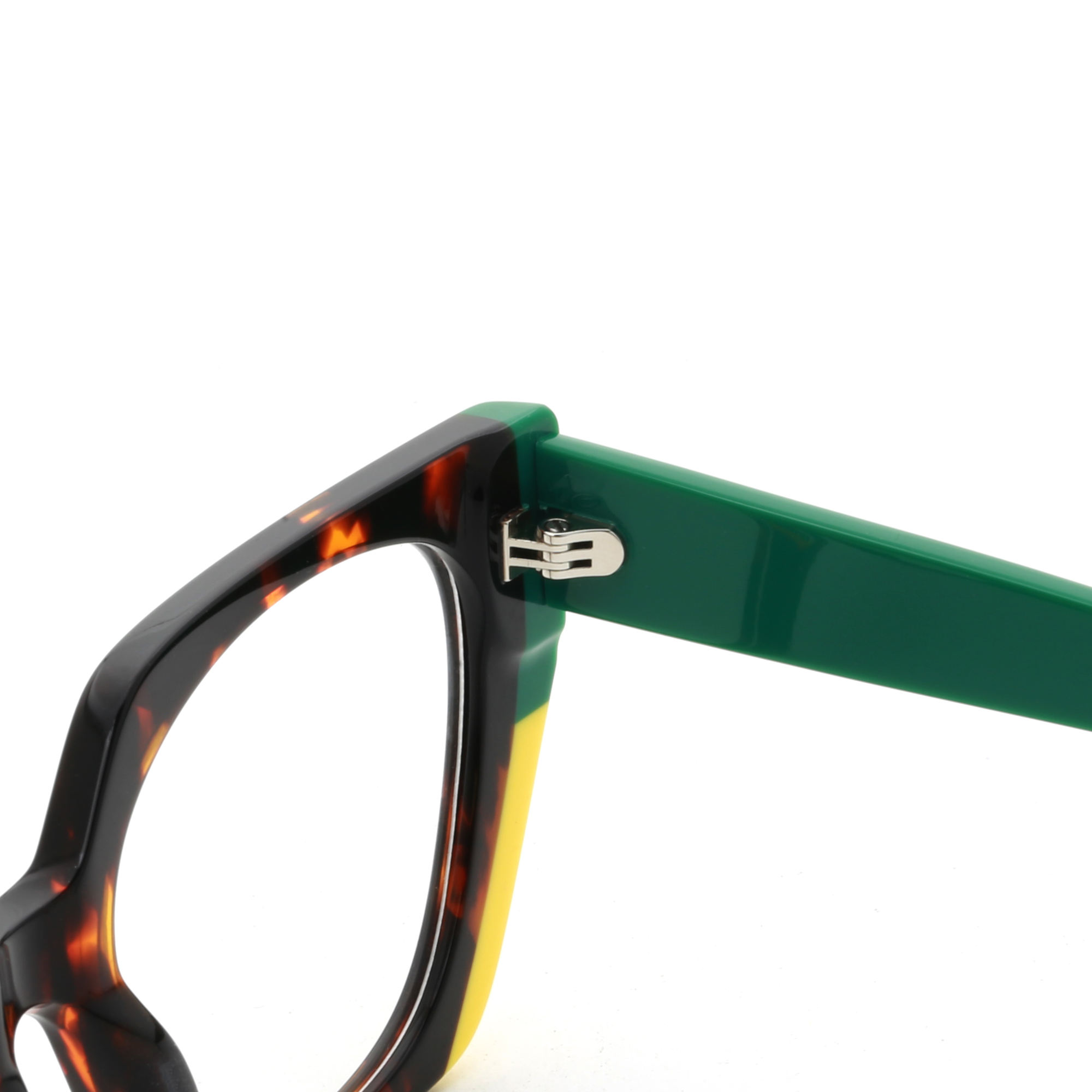 New High Quality Square Frame Acetate Optical Glasses for Men Women Fashion Colored Frame Custom Logo Wholesale Custom Eyewear