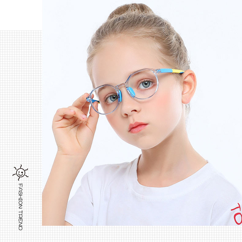 Student Anti Blue Optical Frames Kids Computer Anti-radiation Glasses Custom Eyewear