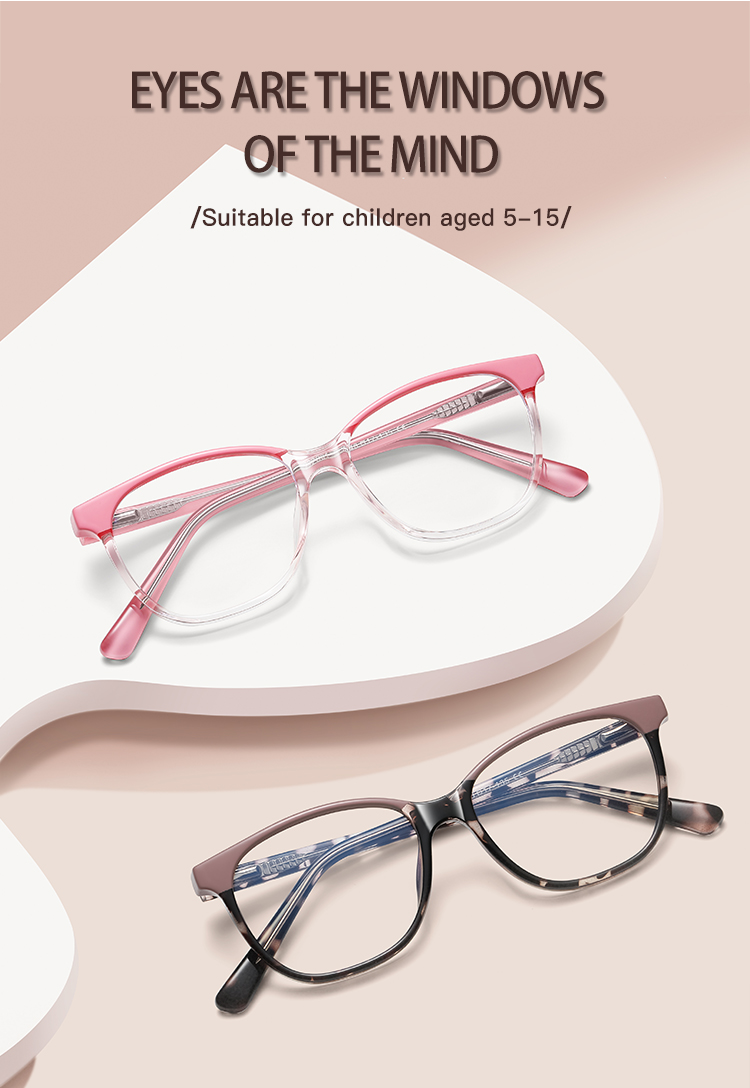 Cute Children Pupil Optical Oval Eyeglasses Plastic Full Frame Blue Light Blocking Custom Photochromic Design Glasses Details and Specifications