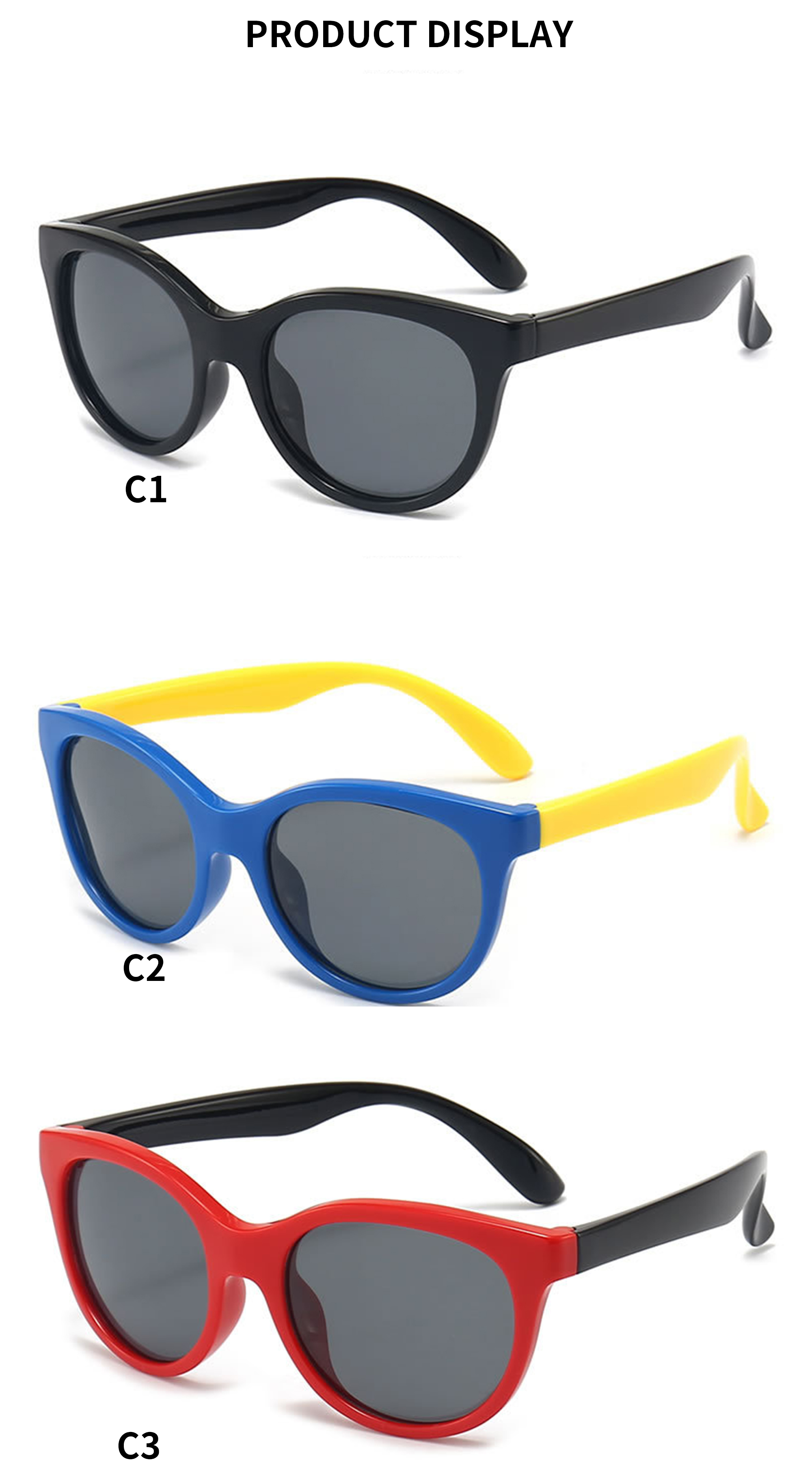 Newest Trendy Kids Sunglasses Unisex Uv400 Vintage Fashion Cat Eye Sunglasses for Boys Girls Details and Specifications
