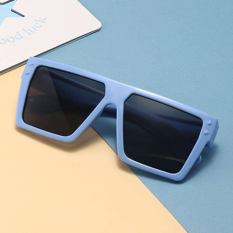 Hot Sale Popular Products Sunglasses Fashionable UV400 Vintage Square Frame Custom Colorful Sunglasses for Kids Custom Eyewear