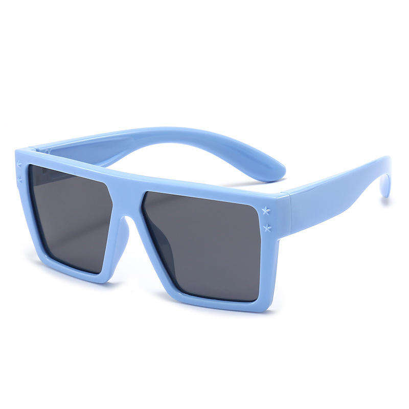 Hot Sale Popular Products Sunglasses Fashionable UV400 Vintage Square Frame Custom Colorful Sunglasses for Kids Custom Eyewear