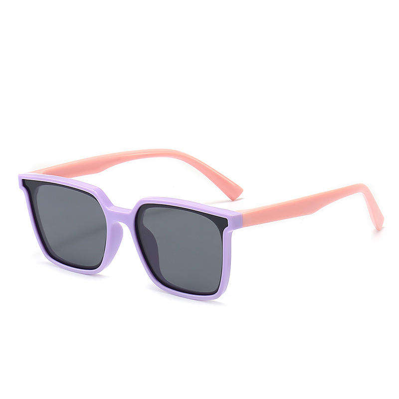 High Quality Square Shape Girls Boys Kids 8 Colors Uv400 Sunglasses Oversize Vintage Fashion Designer Baby Sunglasses Custom Eyewear