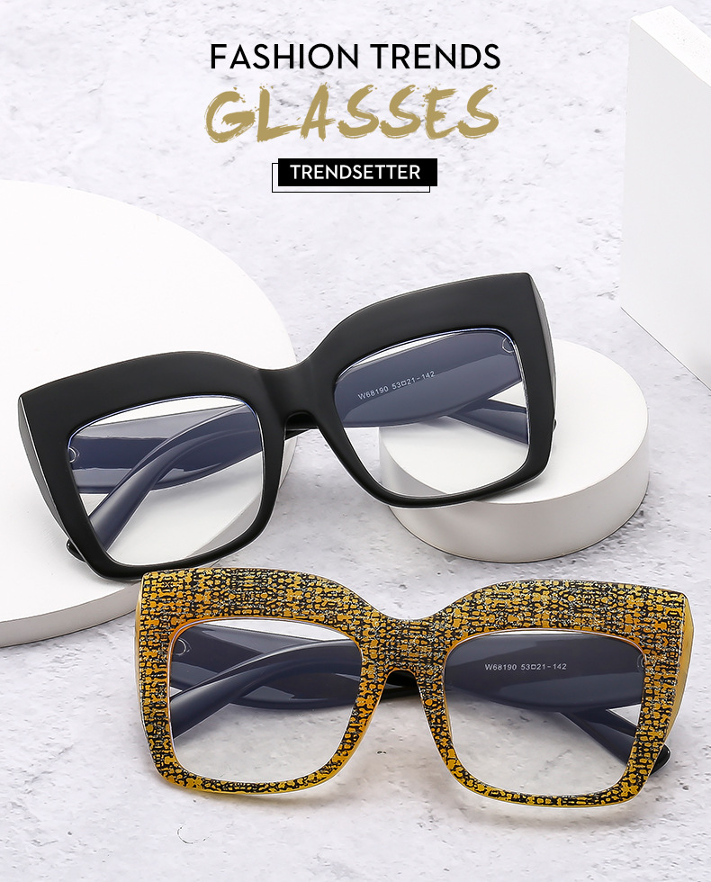 2025 Trends High Quality Plastic Eye Glasses Frames Spectacles Luxury Eyewear Eyeglasses Optical Frames for Women Details and Specifications
