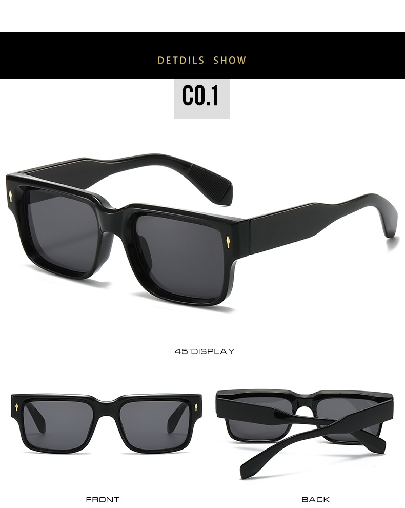 2025 UV400 Vintage Sunglasses Small Square Fashion Shades Cheap Custom Design Stylish Women Men Sunglasses Details and Specifications