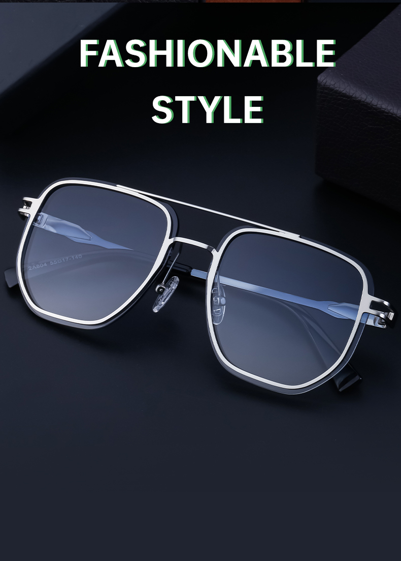 Partagas Wholesale Fashion Trendy Designer Metal Square Frame Double Bridge UV400 Shades Sun Glasses Sunglasses for Men Details and Specifications