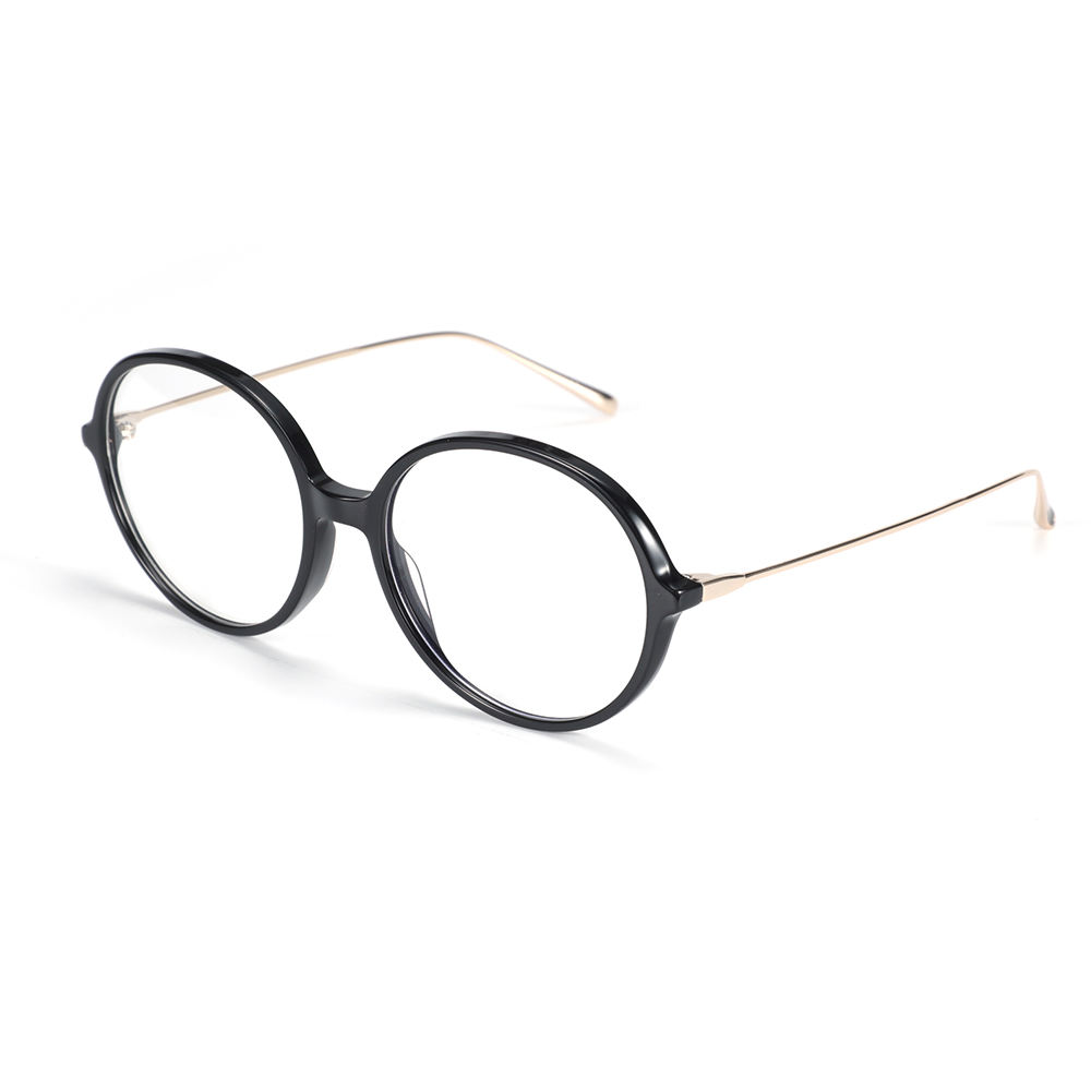 Women Eyeglasses Latest Fashion Metal Frame Anti Blue Light Optical Glasses Retro Round Metal Computer Eyeglasses Custom Eyewear