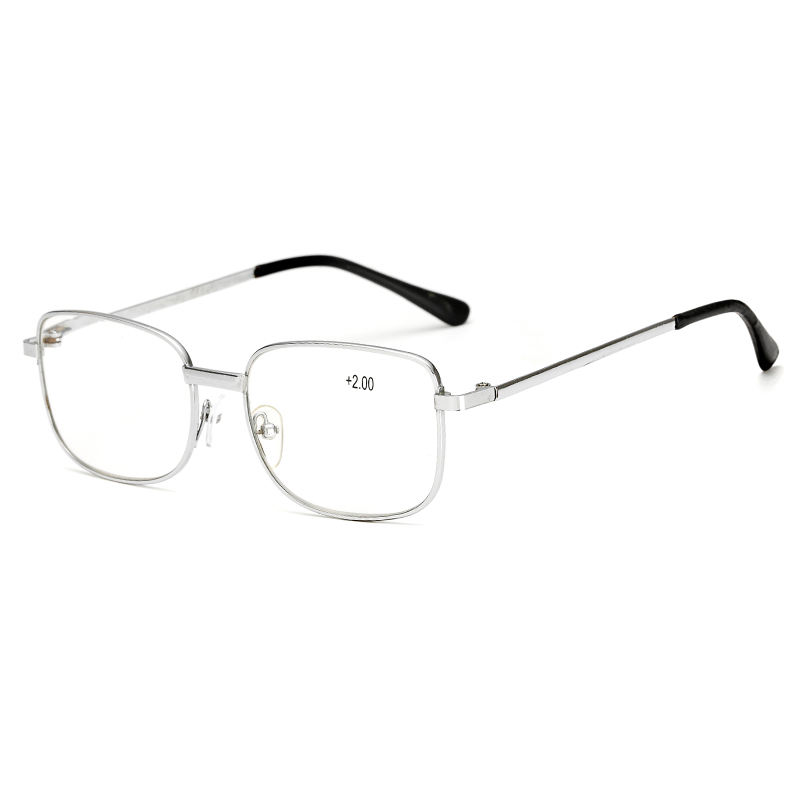 Fashion Wholesale Metal Spring Hinged Full Frame Readers Alloy Reading Glasses Custom Eyewear
