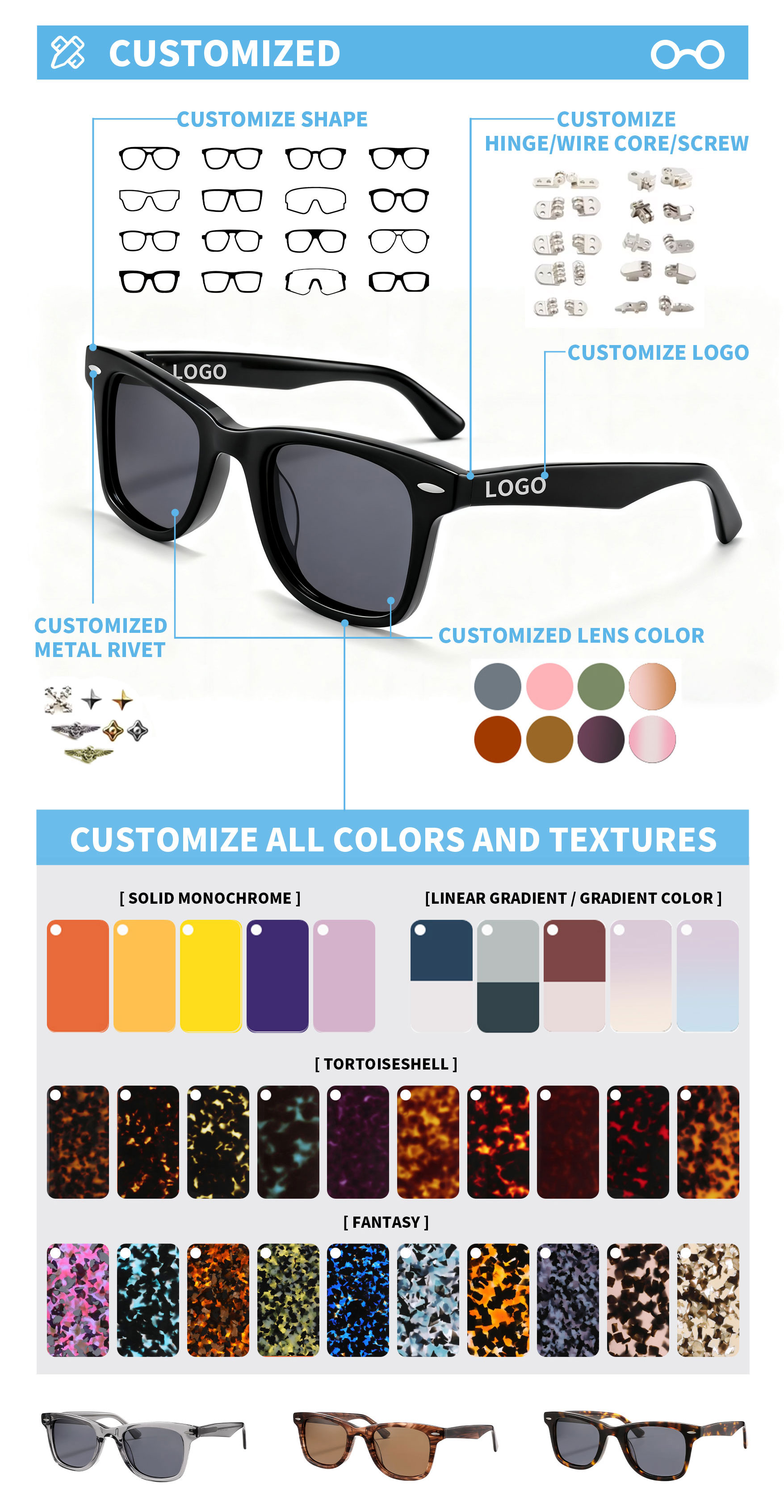Wholesale Fashion Trendy Metal Double Bridge Frame UV400 Protection Shades Sunglasses for Men Rimless Top Flight Sun Glasses Details and Specifications