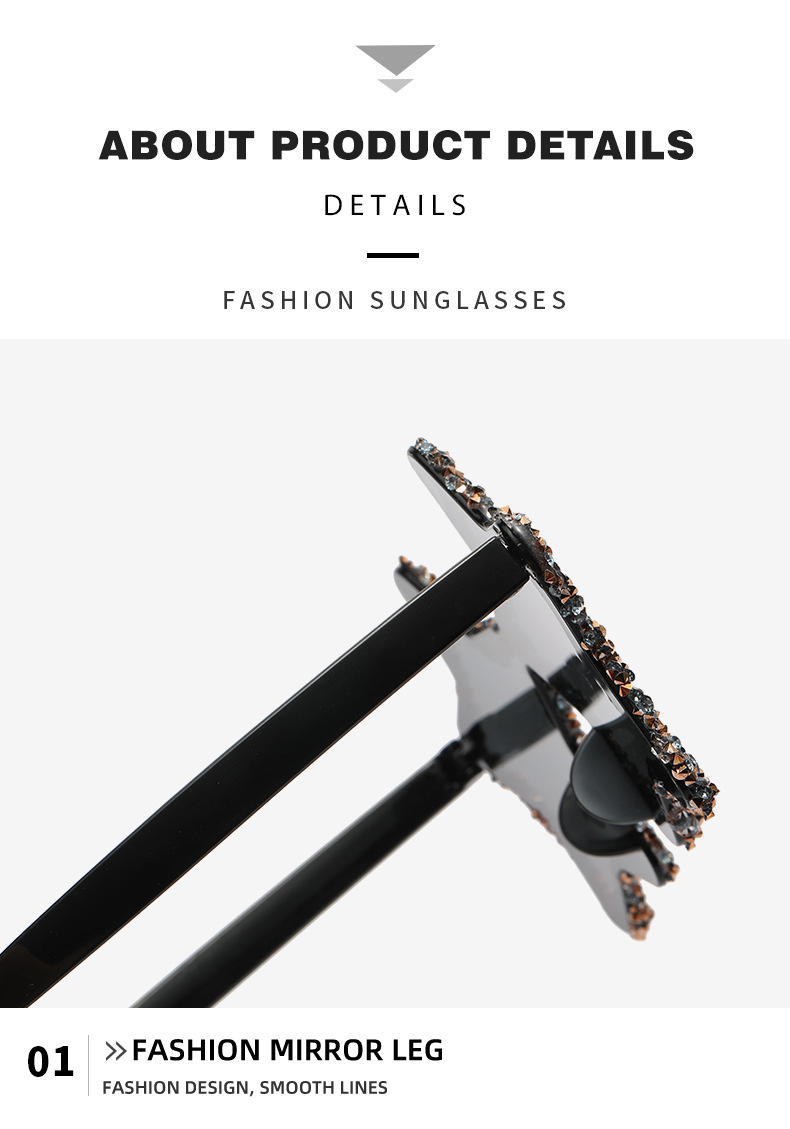 Cute Star Shape Sun Glasses Women Funny Pentagram Eyewear Bling Pink Blue Party Glasses Rimless 2024 New Summer Style Sunglasses Details and Specifications