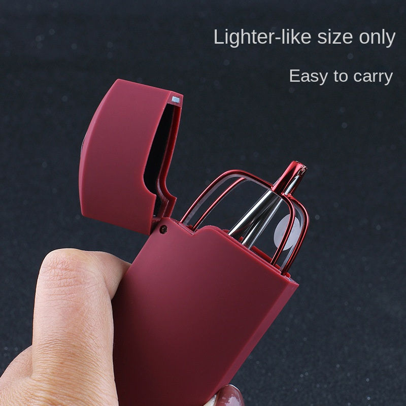 Folding Reading Glasses High Quality Anti Blue Light Portable Metal Reading Glasses Custom Eyewear