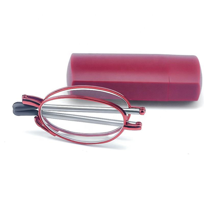 Folding Reading Glasses High Quality Anti Blue Light Portable Metal Reading Glasses Custom Eyewear