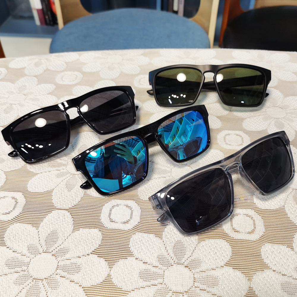 Square Polarized Plastic Sunglasses Men Classic square Frame Custom logo Sunglasses for Outdoor Details and Specifications