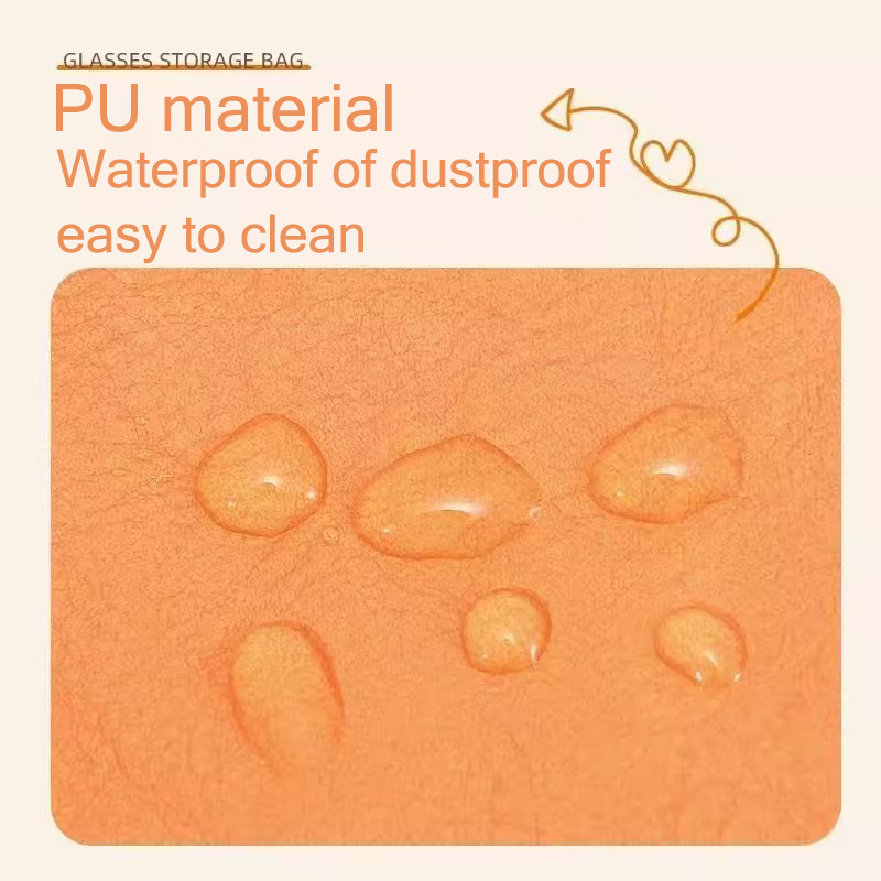 Custom Logo Soft PU Leather Sunglasses Bag Portable Slim Protective Eyeglasses Case with Case Holder Glasses Storage Pouch Details and Specifications