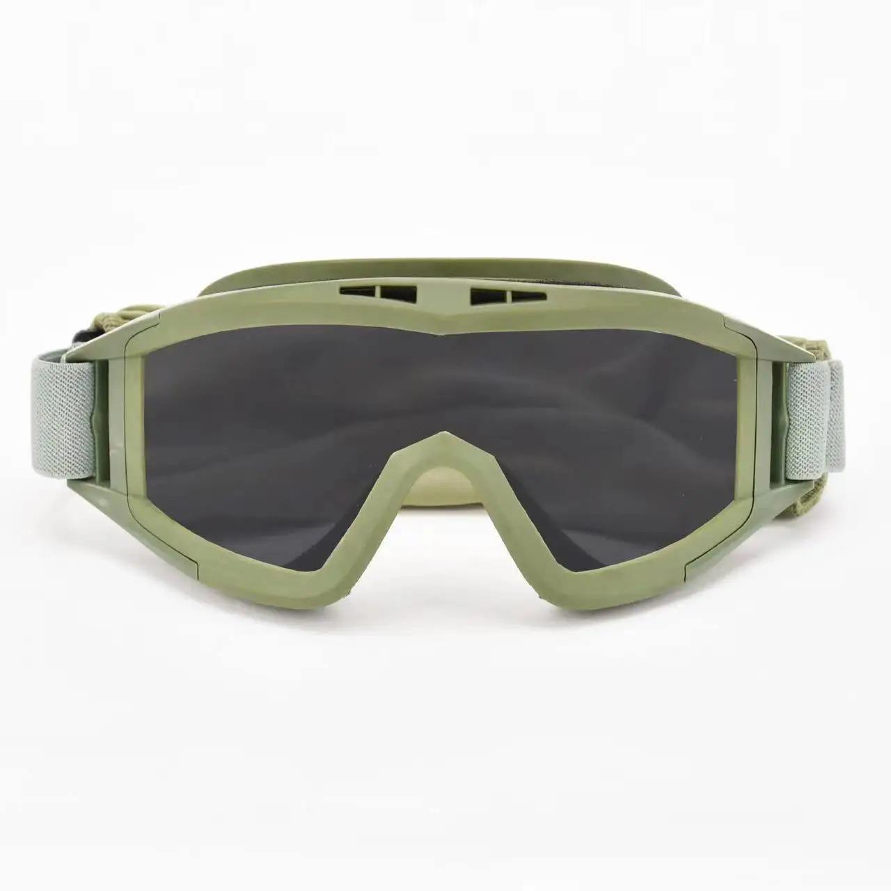 Special Forces Desert Grasshopper Hot Shooting Sunglasses Tactical Safety Goggles with Black Frame Custom Eyewear
