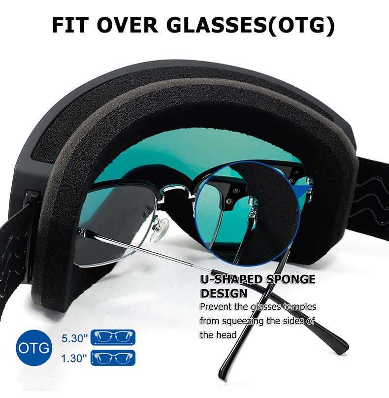 Desniger Ski Goggles Ice Skating Snow Sports Glasses Polarized Anti-fog Lens UV400 Protection Snowboard Safety Sunglasses Custom Details and Specifications
