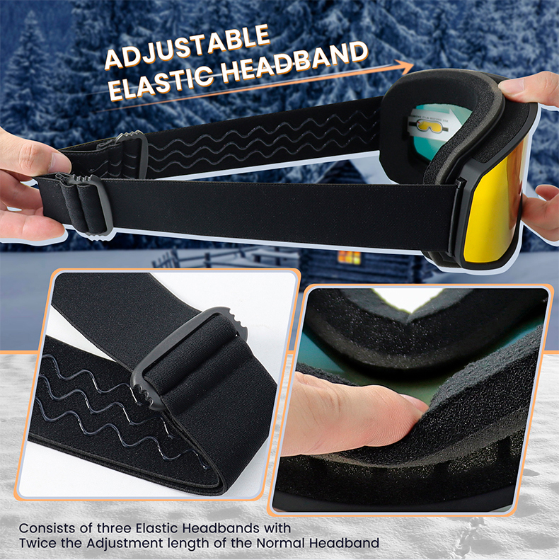 Desniger Ski Goggles Ice Skating Snow Sports Glasses Polarized Anti-fog Lens UV400 Protection Snowboard Safety Sunglasses Custom Details and Specifications