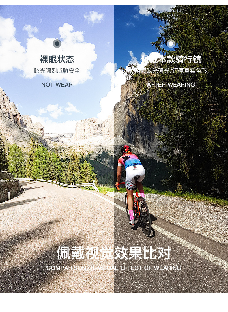 Windproof Cycling Glasses - Stylish Outdoor Sports Sunglasses / $1.86 per pair (Wholesale Price) Custom Eyewear