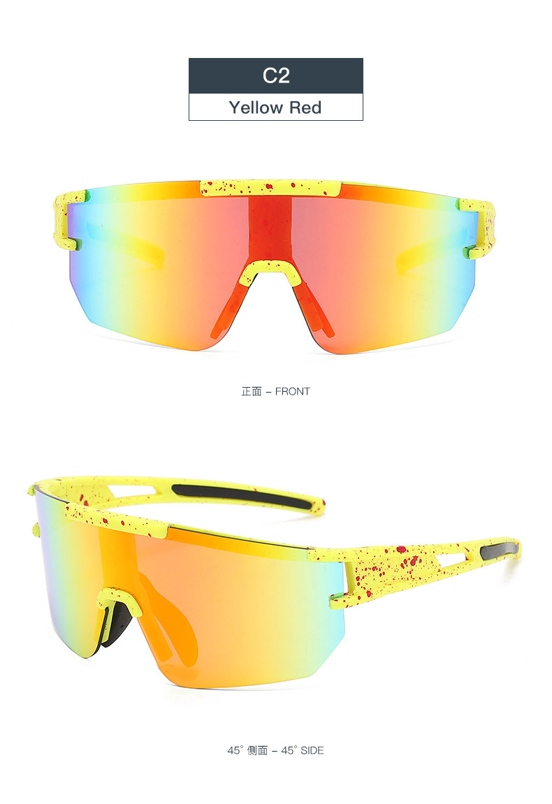 Windproof Cycling Glasses - Stylish Outdoor Sports Sunglasses / $1.86 per pair (Wholesale Price) Details and Specifications