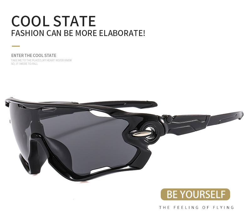 Neon Silver UV400 Cycling & Running Sunglasses / $1.03 per pair (Wholesale Price) Custom Eyewear
