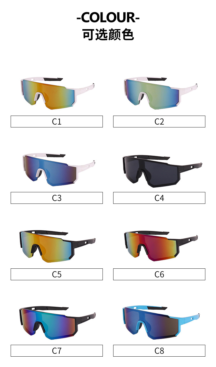 Wholesale Neon Cycling Sunglasses UV400 / $1.03 per pair (Wholesale Price) Details and Specifications