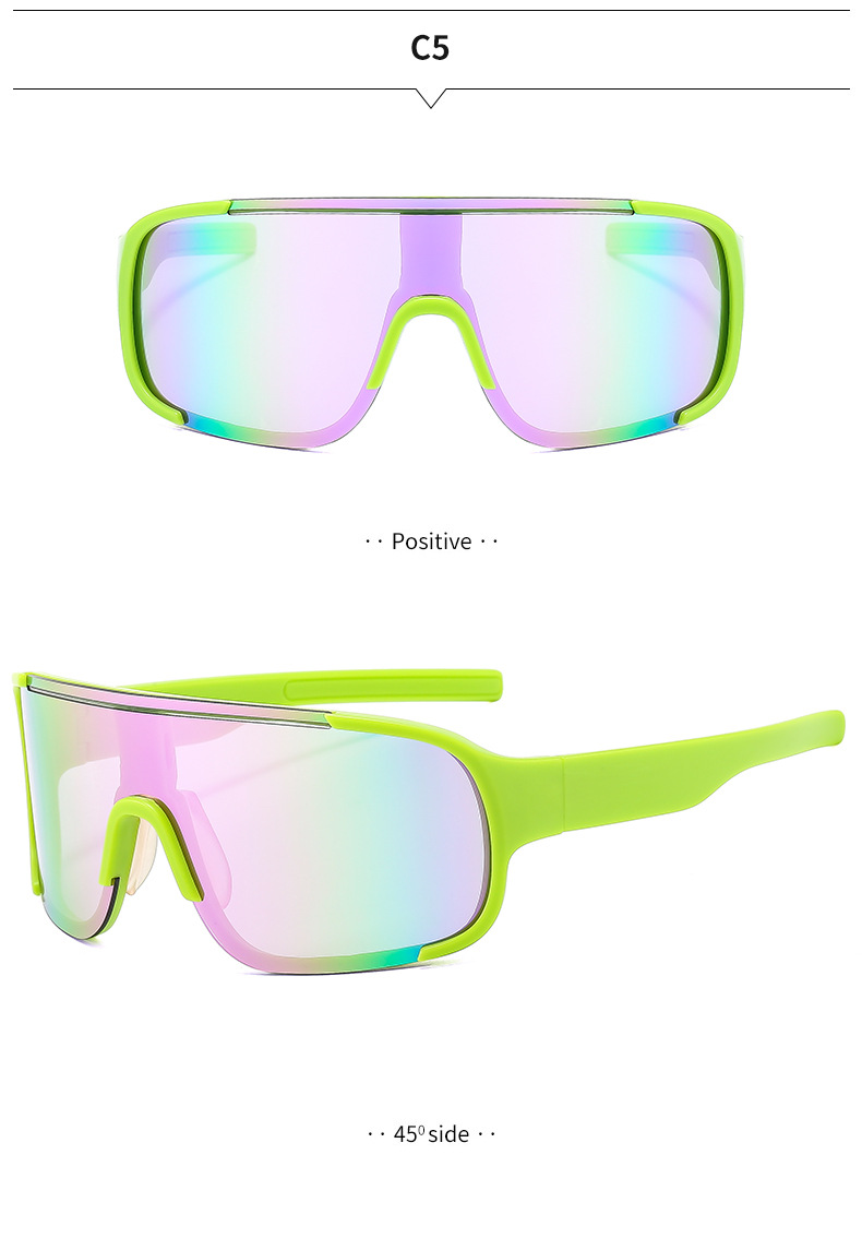 UV400 Glow Cycling Sunglasses / $0.82 per pair (Wholesale Price) Details and Specifications