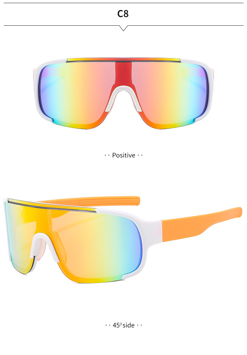 UV400 Glow Cycling Sunglasses / $0.82 per pair (Wholesale Price) Details and Specifications