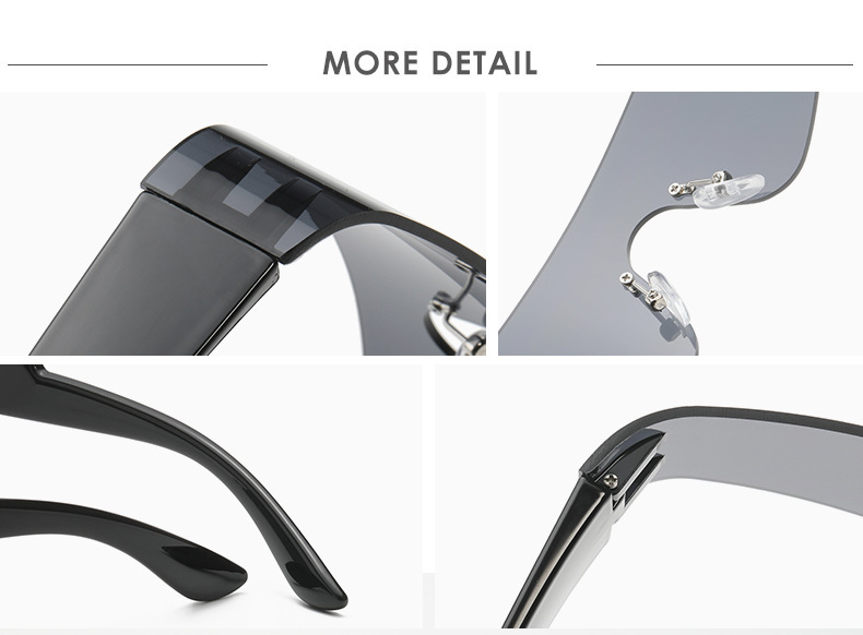 Punk Tech Sunglasses - Futuristic UV Protection for Party Style / $1.55 per pair (Wholesale Price) Custom Eyewear