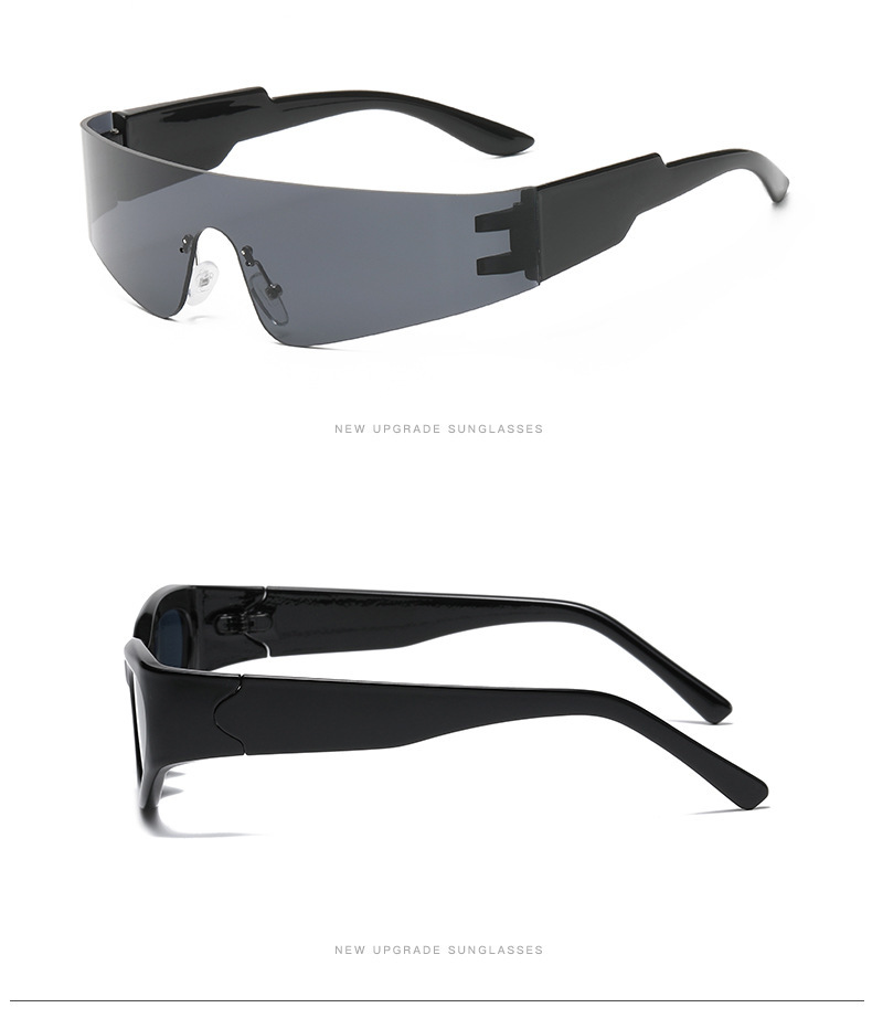 Punk Tech Sunglasses - Futuristic UV Protection for Party Style / $1.55 per pair (Wholesale Price) Details and Specifications