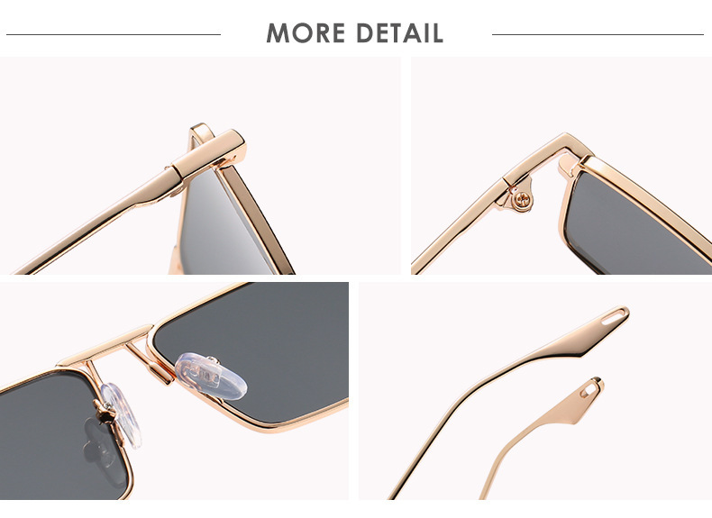 Retro Square Sunglasses - Korean Style Aviator Glasses / $2.38 per pair (Wholesale Price) Custom Eyewear