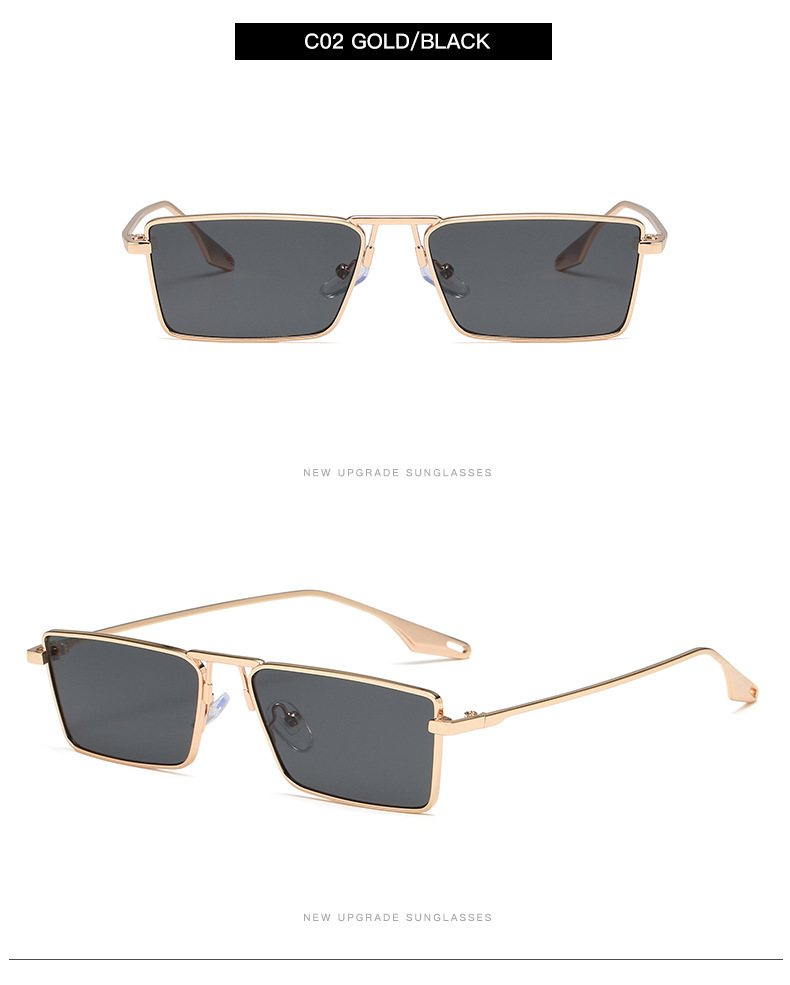 Retro Square Sunglasses - Korean Style Aviator Glasses / $2.38 per pair (Wholesale Price) Details and Specifications