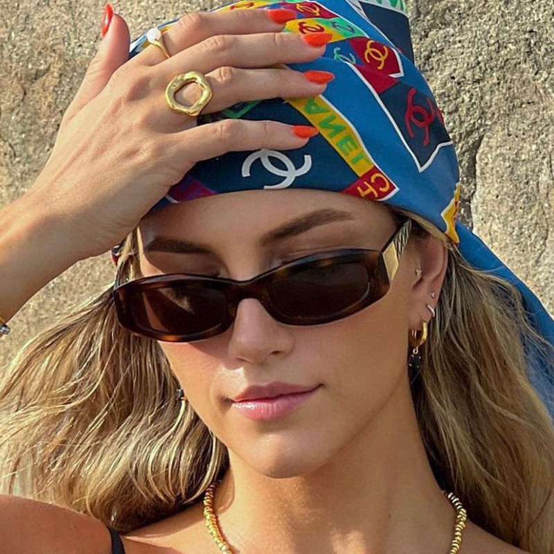 Small Frame Rock Glasses - Diamond Pattern Sunglasses / $0.76 per pair (Wholesale Price) Custom Eyewear