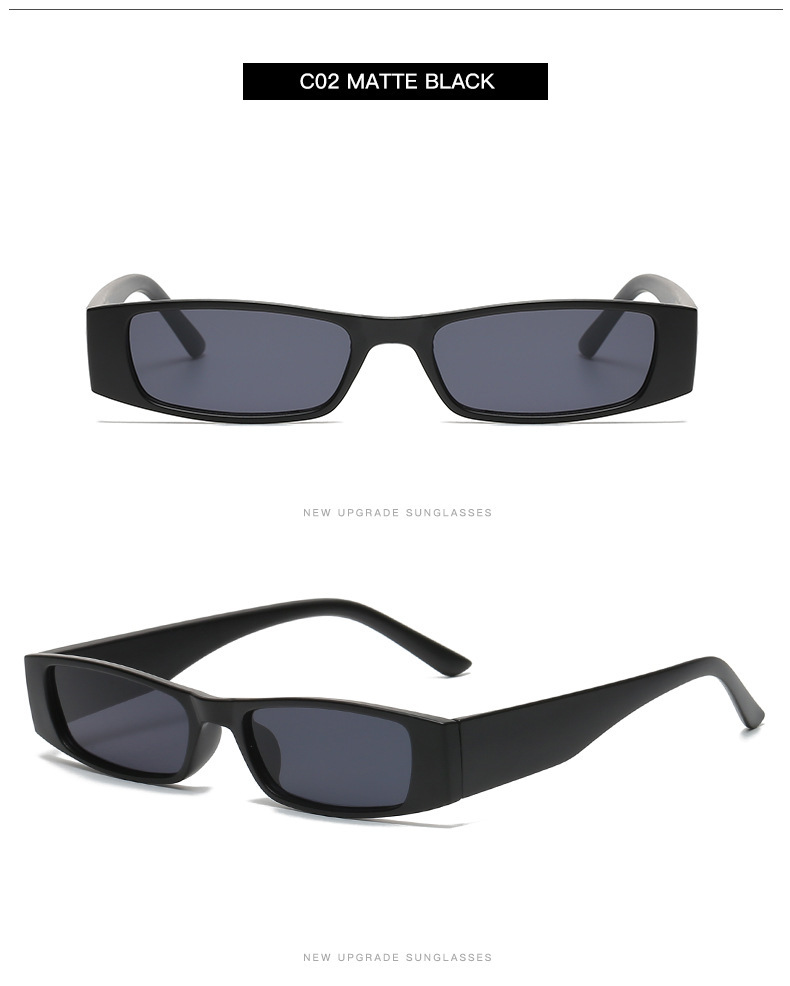 New Retro Small Frame Square Sunglasses / $0.82 per pair (Wholesale Price) Details and Specifications