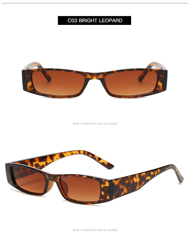 New Retro Small Frame Square Sunglasses / $0.82 per pair (Wholesale Price) Details and Specifications
